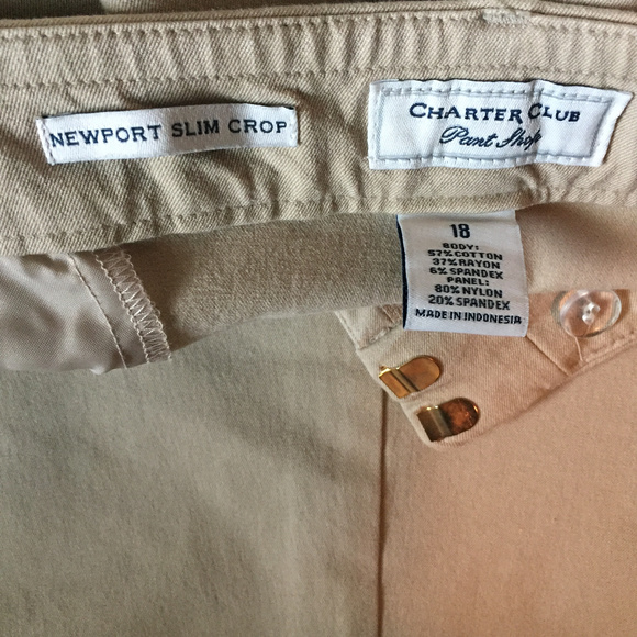 Charter Club Newport Slim Tummy Control Capri - 18 - Picture 5 of 7